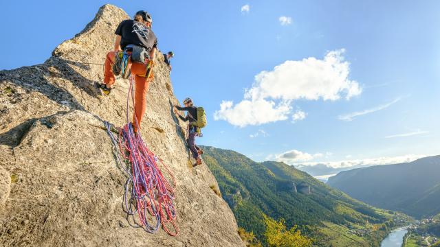 Escalade Grande Voie Gorges Du Tarn Copyright Remi Flament Pact Gdt Crtloccitanie 0037637 Md Min